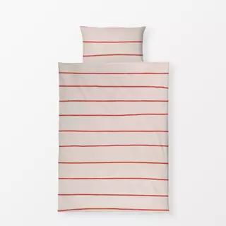 Bettwäsche Red Stripes