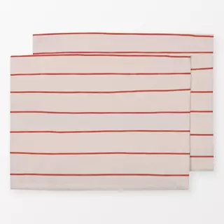 Tischset Red Stripes