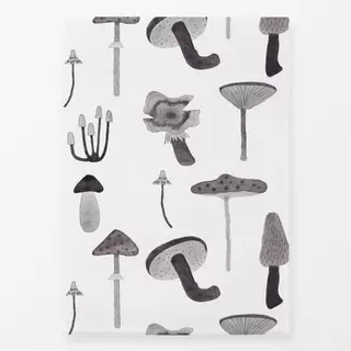 Geschirrtücher Pilzwald monochrom
