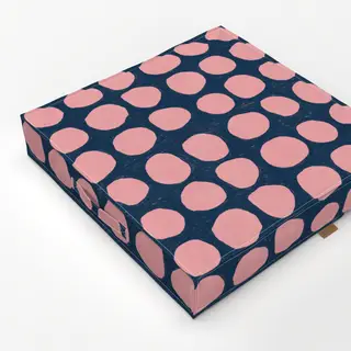 Bodenkissen Happy Dots Rosa