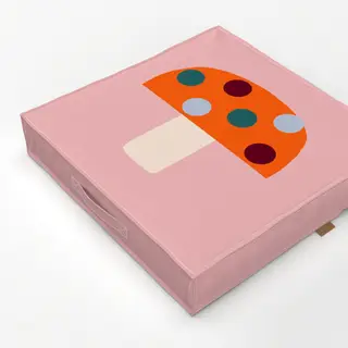 Bodenkissen Glückspilz Rosa