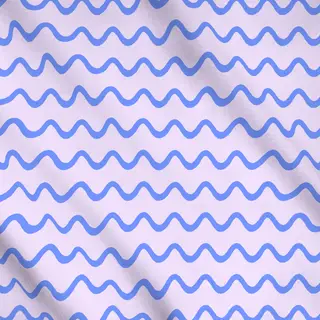 Meterware Welle Lila & Blau