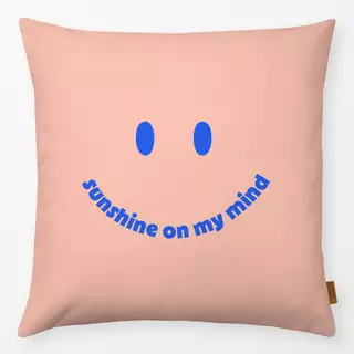 Kissen Smile Sunshine Rosa