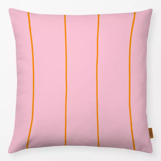 Kissen Streifen Pink Orange von Maren Gross