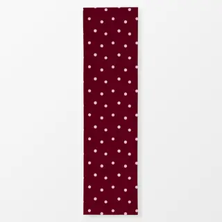 Tischläufer Punkte Bordeaux