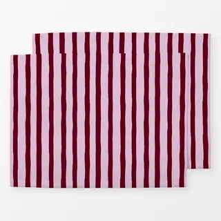 Tischset Rosa & Bordeaux