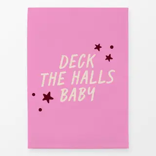 Geschirrtücher Typo Weihnachten "Deck the Halls Baby"