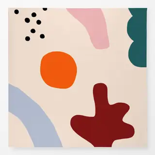 Tischdecke Abstrakte Formen Bunt