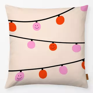 Kissen Lichterkette Smile