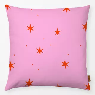 Kissen Sterne Pink & Rot