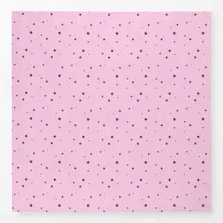 Tischdecke Muster Sterne Bordeaux & Rosa
