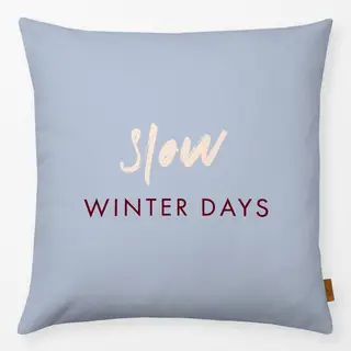 Kissen Typo "Winter Days"