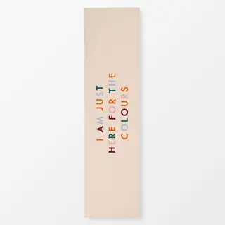 Tischläufer Typo Herbst Farben