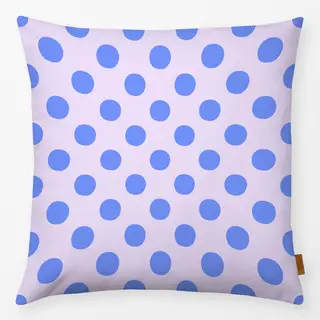 Kissen Punkte Blau & Lila