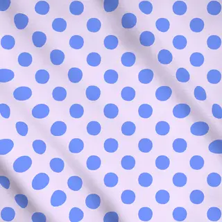 Meterware Punkte Blau & Lila