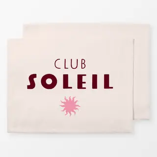 Tischset Beach Club "Club Soleil"