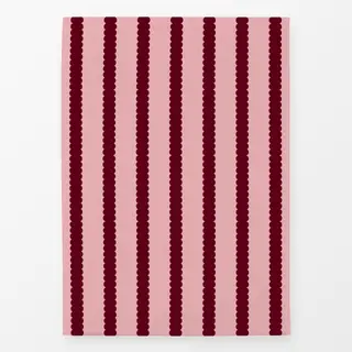 Geschirrtücher Bubble Stripes Rosa & Bordeaux