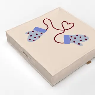 Bodenkissen Handschuhe Herz