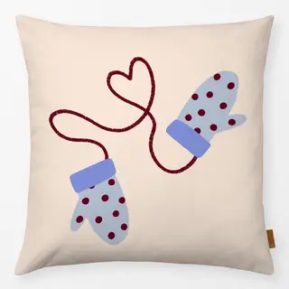 Kissen Handschuhe Herz