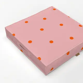 Bodenkissen Punkte Rosa & Rot