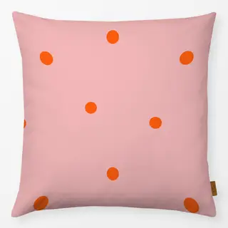 Kissen Punkte Rosa & Rot