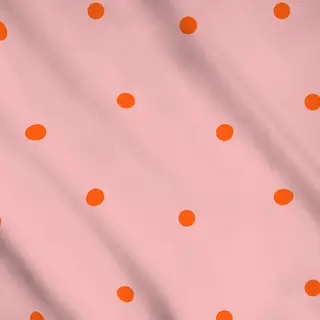 Meterware Punkte Rosa & Rot