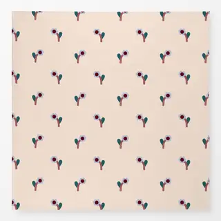 Tischdecke Muster Blume Bordeaux Hellblau
