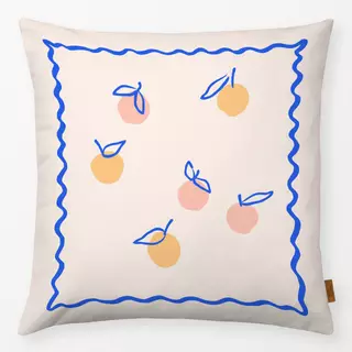 Kissen Orangen mit Rahmen