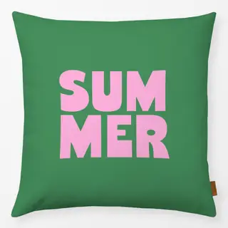 Kissen Summer pink & grün