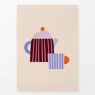 Geschirrtücher Teekanne & Tasse