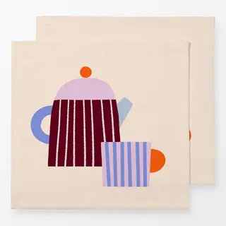 Servietten Teekanne & Tasse