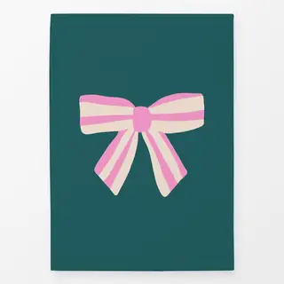 Geschirrtücher Schleife gestreift Pink & Grün