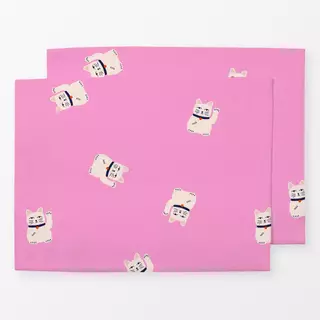 Tischset Winkekatze Maneki Neko AOP