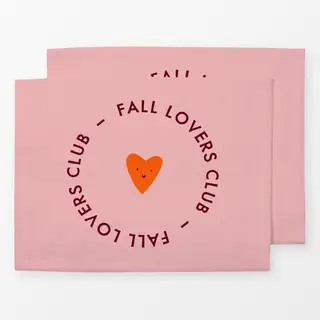 Tischset Typo Herbstliebe