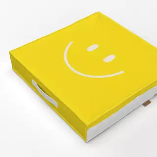 Bodenkissen Smile Gelb