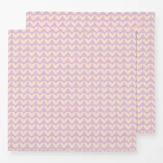 Servietten Muster Strick Herzen rosa