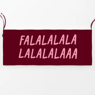 Bankauflage Typo "Falalalala"