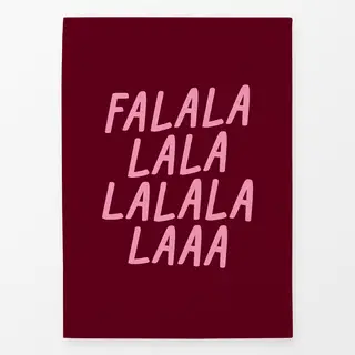 Geschirrtücher Typo "Falalalala"