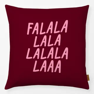Kissen Typo "Falalalala"
