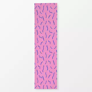 Tischläufer Luftschlangen Blau & Pink