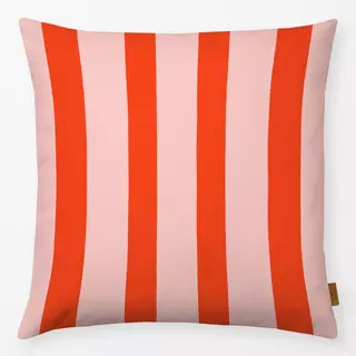 Kissen Streifen Rosa & Rot