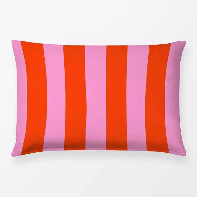 Bettwäsche Streifen Orange & Pink von Maren Gross
