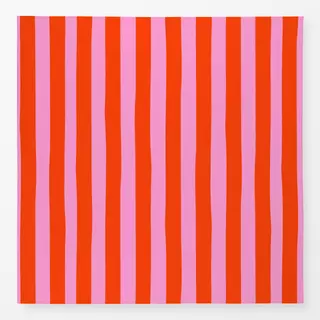 Tischdecke Streifen Orange & Pink