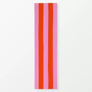 Tischläufer Streifen Orange & Pink