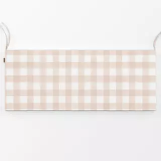 Bankauflage Vichy Karo Gingham Beige