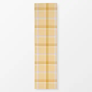 Tischläufer Karo Gingham Landhaus Gelb Orange
