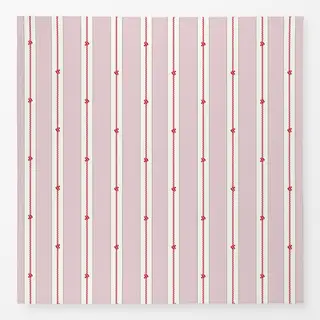 Tischdecke Hellrosa Weiss gestreift