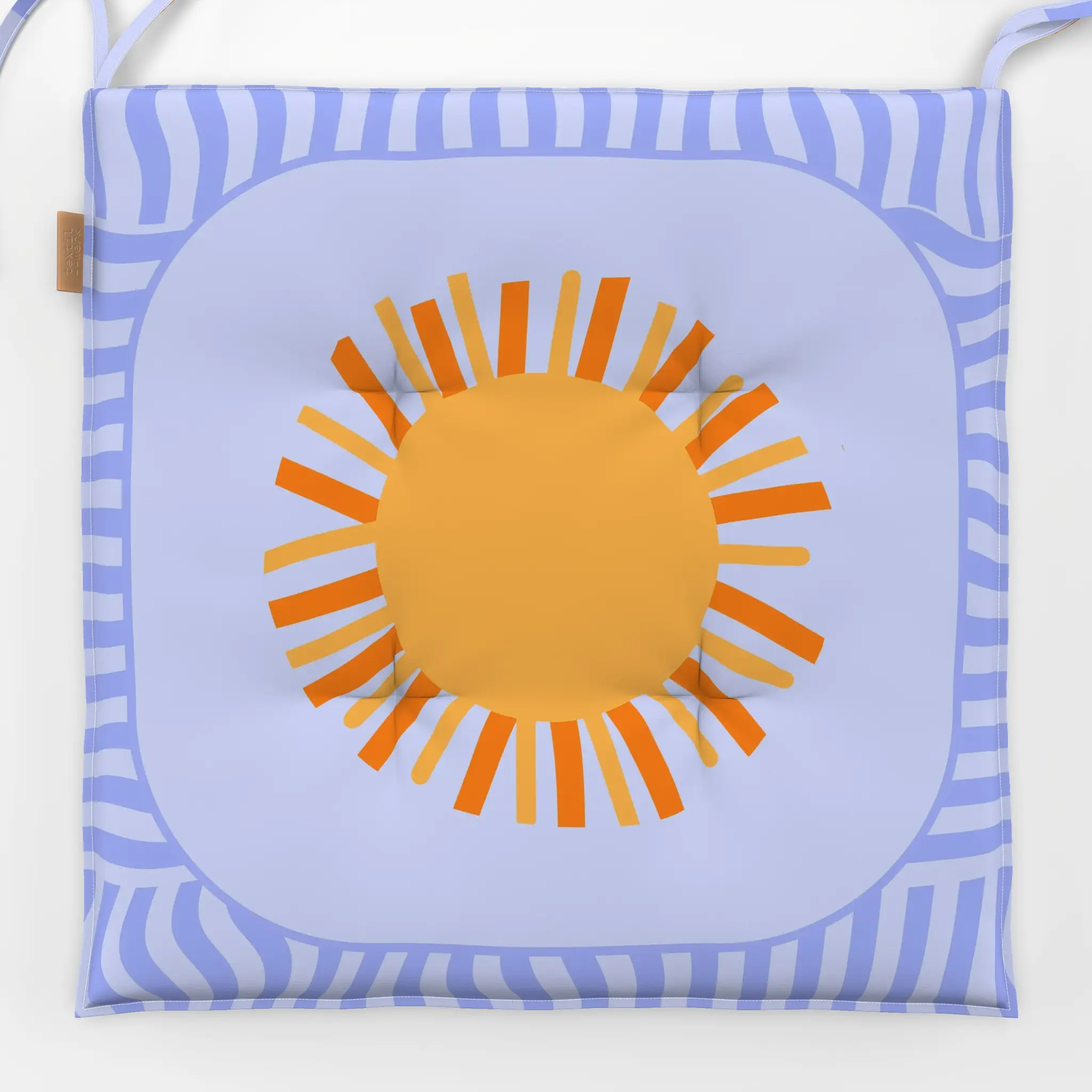 Sitzkissen Sonne Sonnenschein Dopamin - Kinderzimmer & Motive für Kinder, Sommer, Symbole & Muster - von „Monika Strigel"; m...