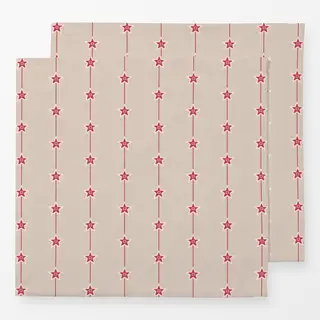 Servietten Beige Rot Pink