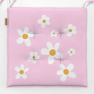 Sitzkissen Margeriten Blumen Pink Rosa